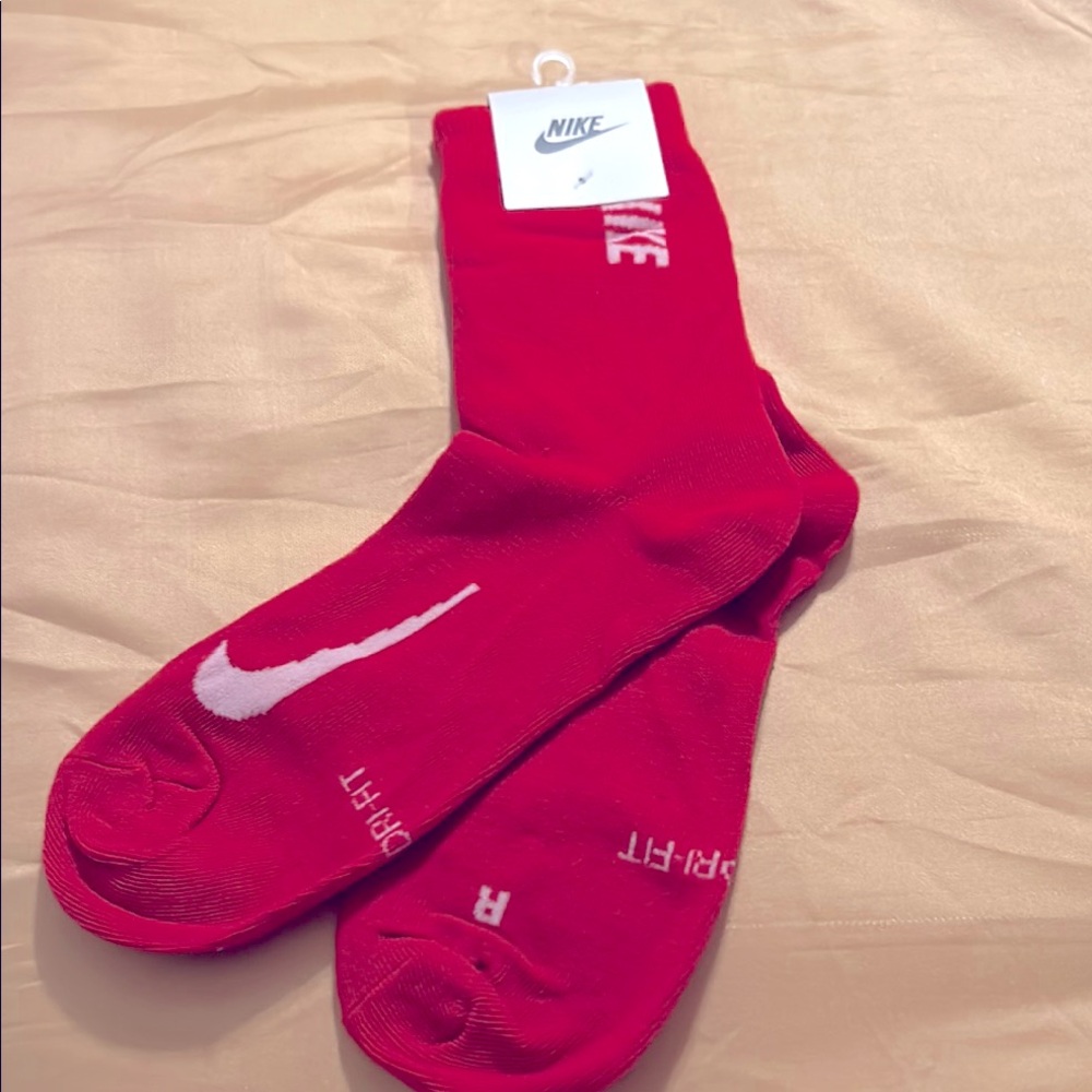 Nike Red Crew Socks